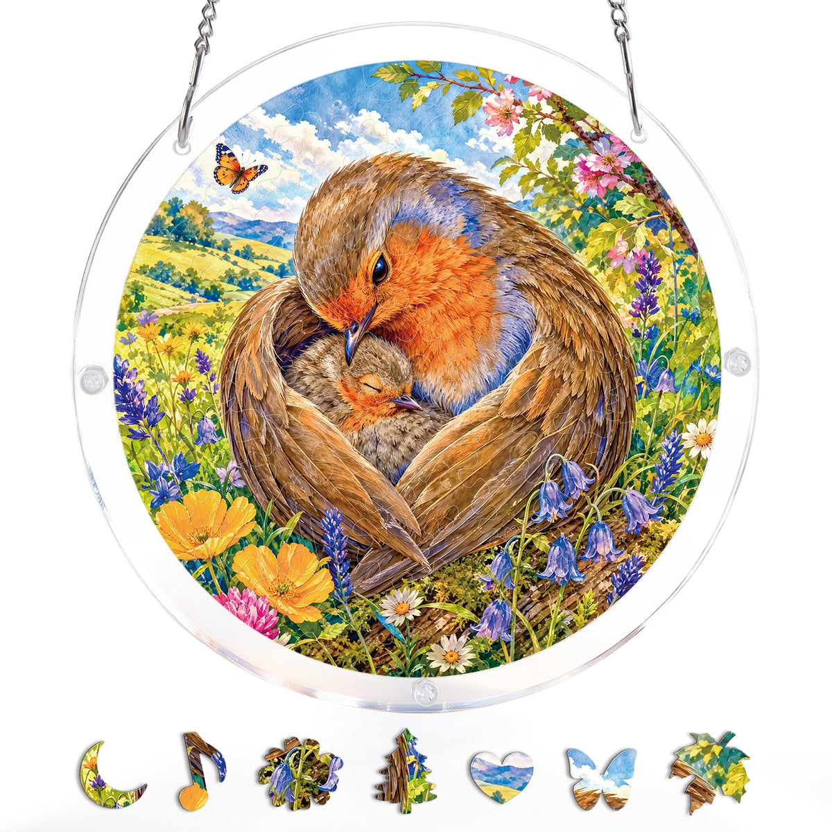 Woodland Embrace Light Suncatcher-Acrylic Window Art