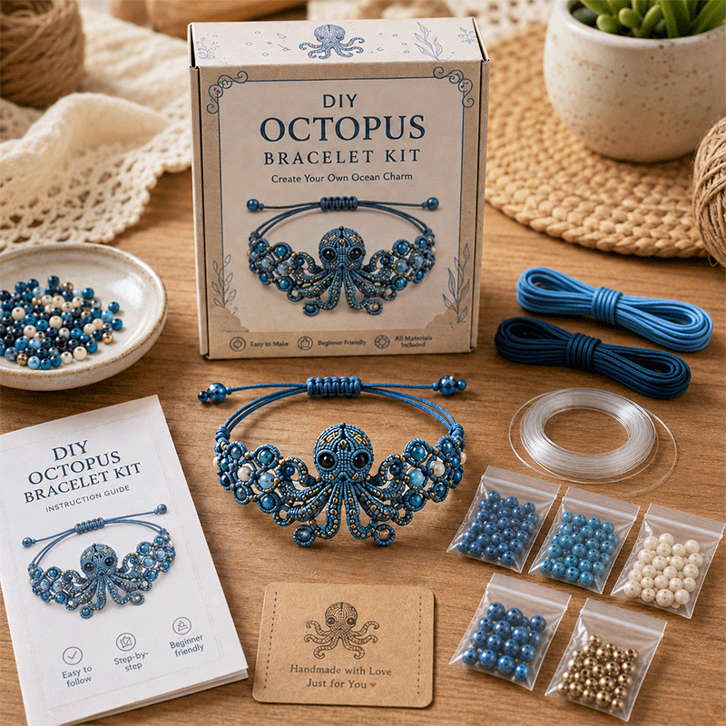🔥50% Off Last Day🐙DIY Beaded Bracelet Making Kit