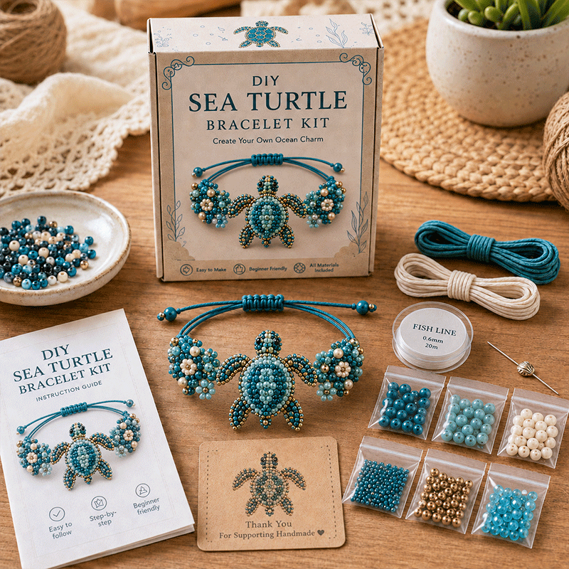 🔥50% Off Last Day🐙DIY Beaded Bracelet Making Kit