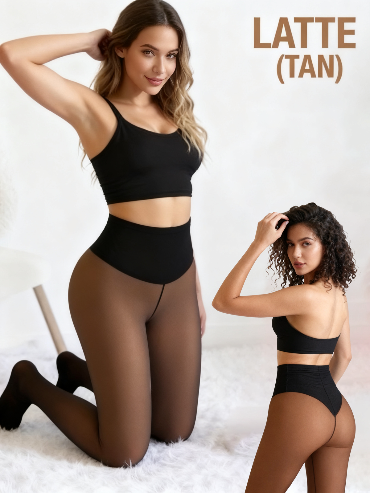 🔥Hot Sale 50% OFF!!⚡50K+ SOLD!❄️One-Seam The-original Magic Fleece Lined Leggings✨