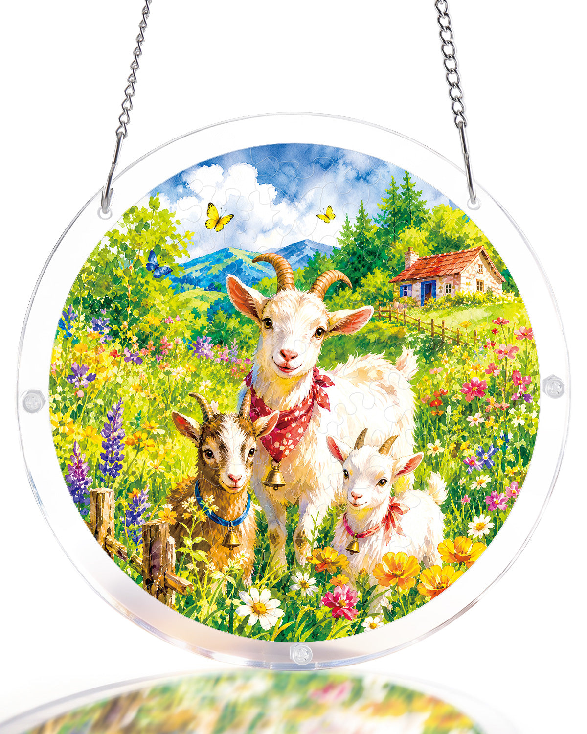 Meadow Sheep Light Suncatcher-Acrylic Window Art