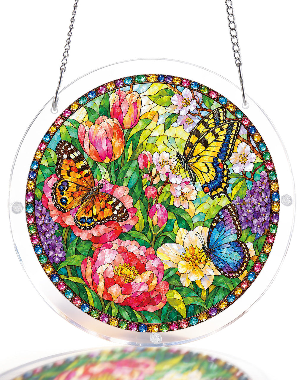 Butterfly Garden Light Suncatcher-Acrylic Window Art