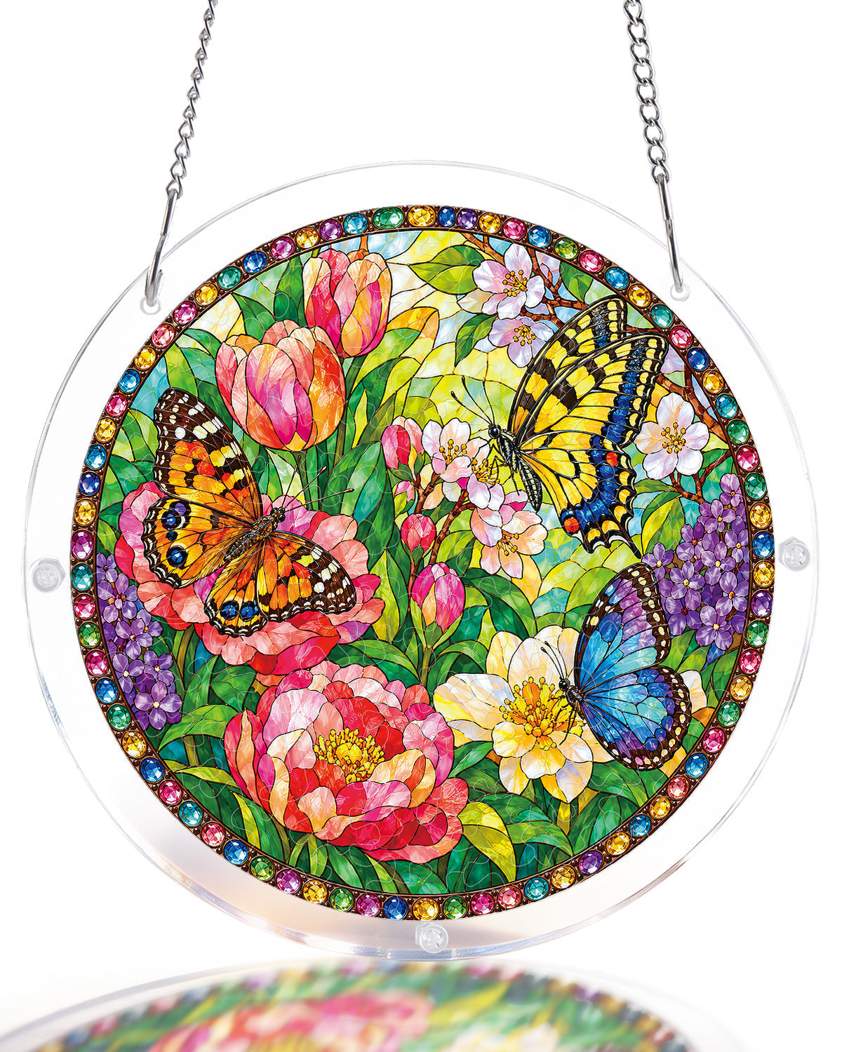 Butterfly Garden Light Suncatcher-Acrylic Window Art