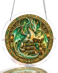 Emerald Dragon Light Suncatcher-Acrylic Window Art