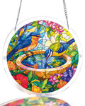 Enchanted Garden Oasis Light Suncatcher-Acrylic Window Art
