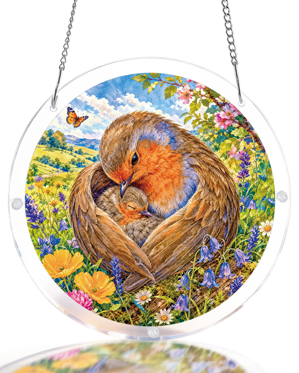 Woodland Embrace Light Suncatcher-Acrylic Window Art