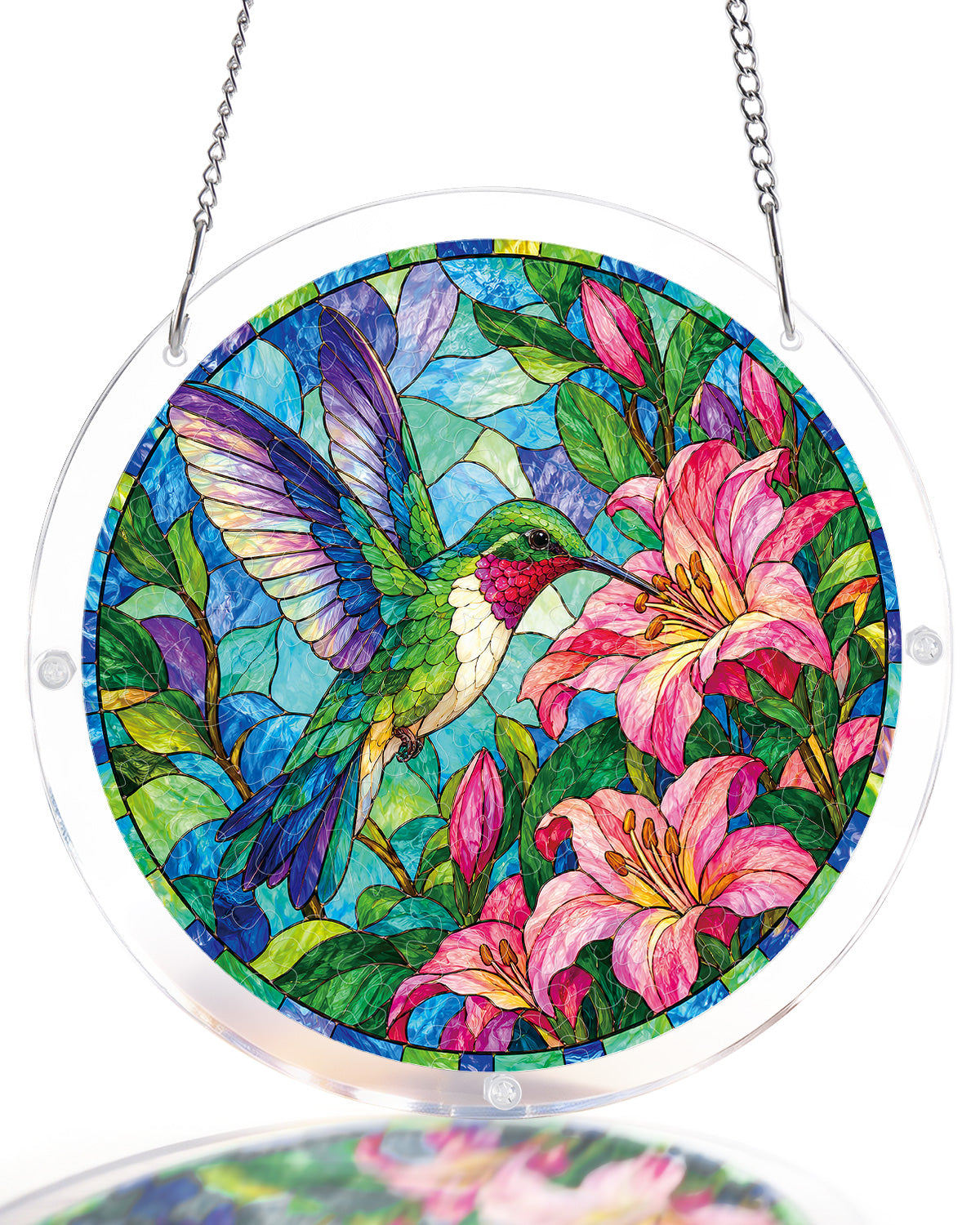 Hummingbird Paradise Light Suncatcher-Acrylic Window Art