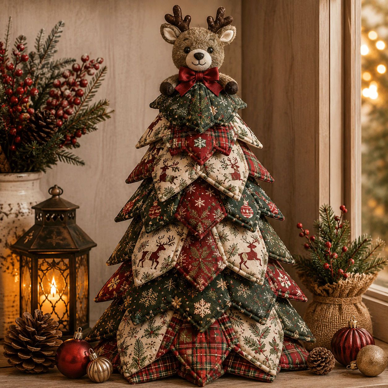 👼 Christmas Angel DIY Quilted Christmas Tree Kit
