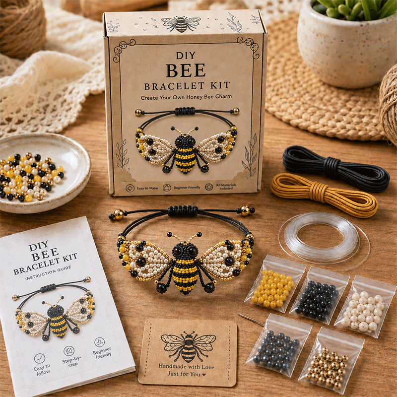 🔥50% Off Last Day🐙DIY Beaded Bracelet Making Kit