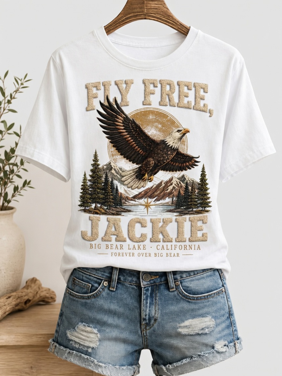 Women's Fly Free Jackie Print Tee