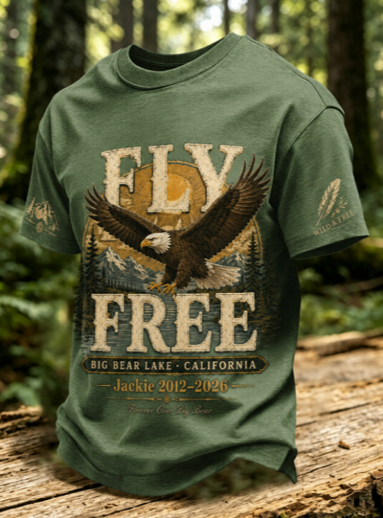 Men's Fly Free Jackie Print T-shirt