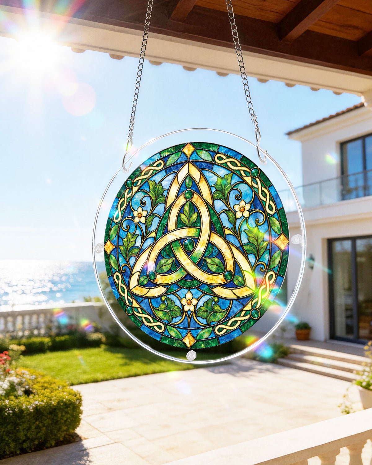 Celtic Harmony Light Suncatcher-Acrylic Window Art