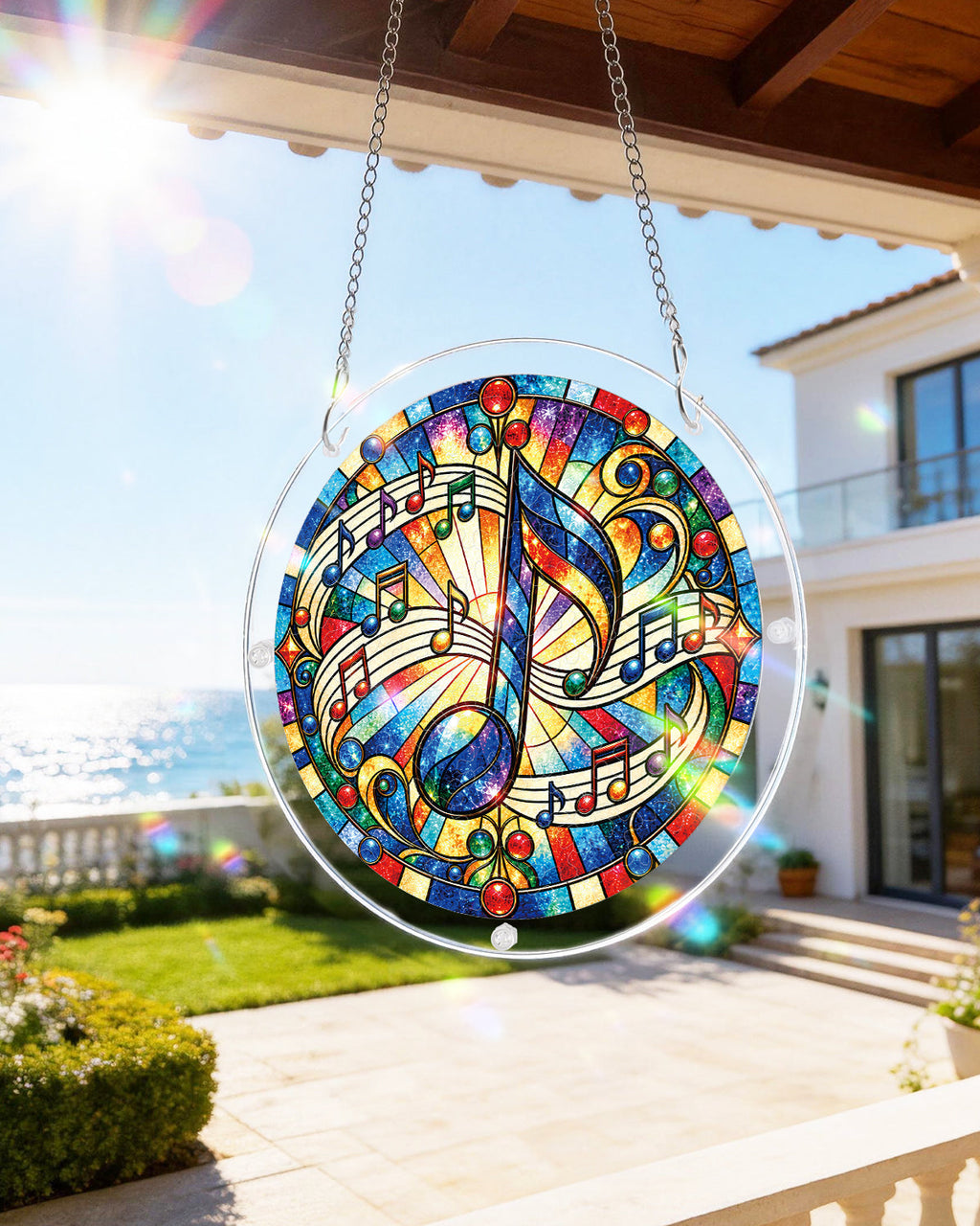 Colorful Symphony Light Suncatcher-Acrylic Window Art