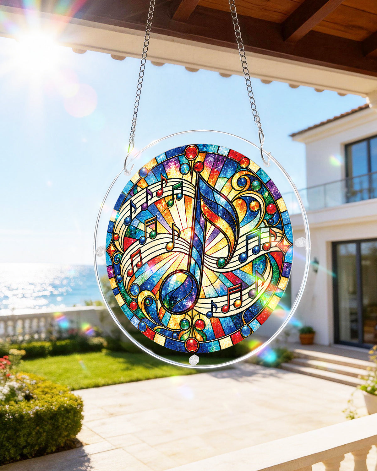 Colorful Symphony Light Suncatcher-Acrylic Window Art