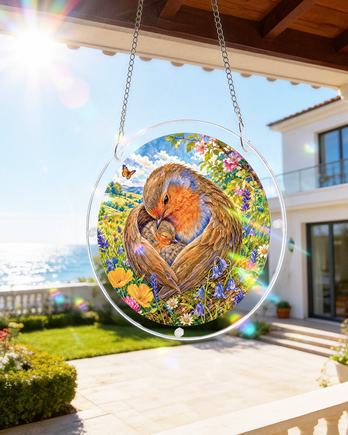 Woodland Embrace Light Suncatcher-Acrylic Window Art
