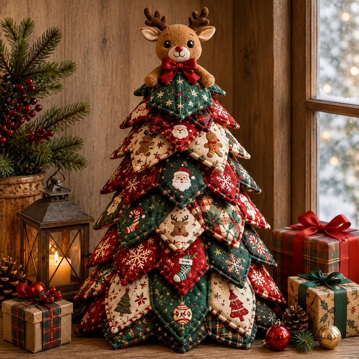 👼 Christmas Angel DIY Quilted Christmas Tree Kit