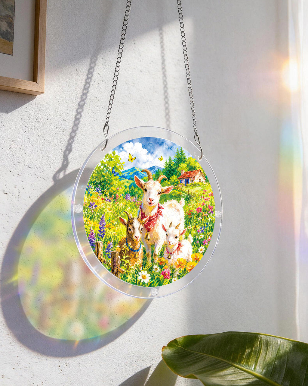 Meadow Sheep Light Suncatcher-Acrylic Window Art