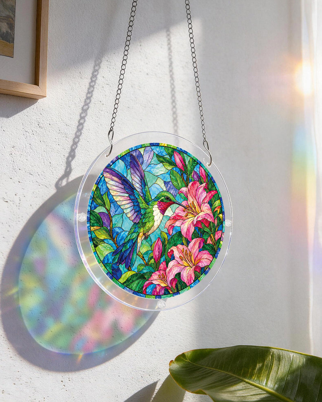 Hummingbird Paradise Light Suncatcher-Acrylic Window Art