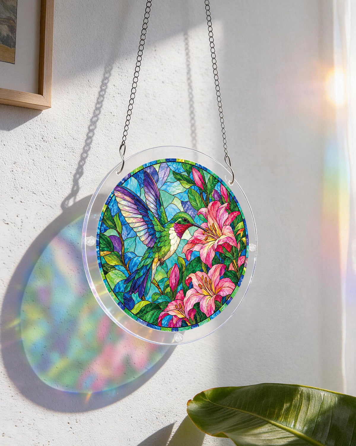 Hummingbird Paradise Light Suncatcher-Acrylic Window Art