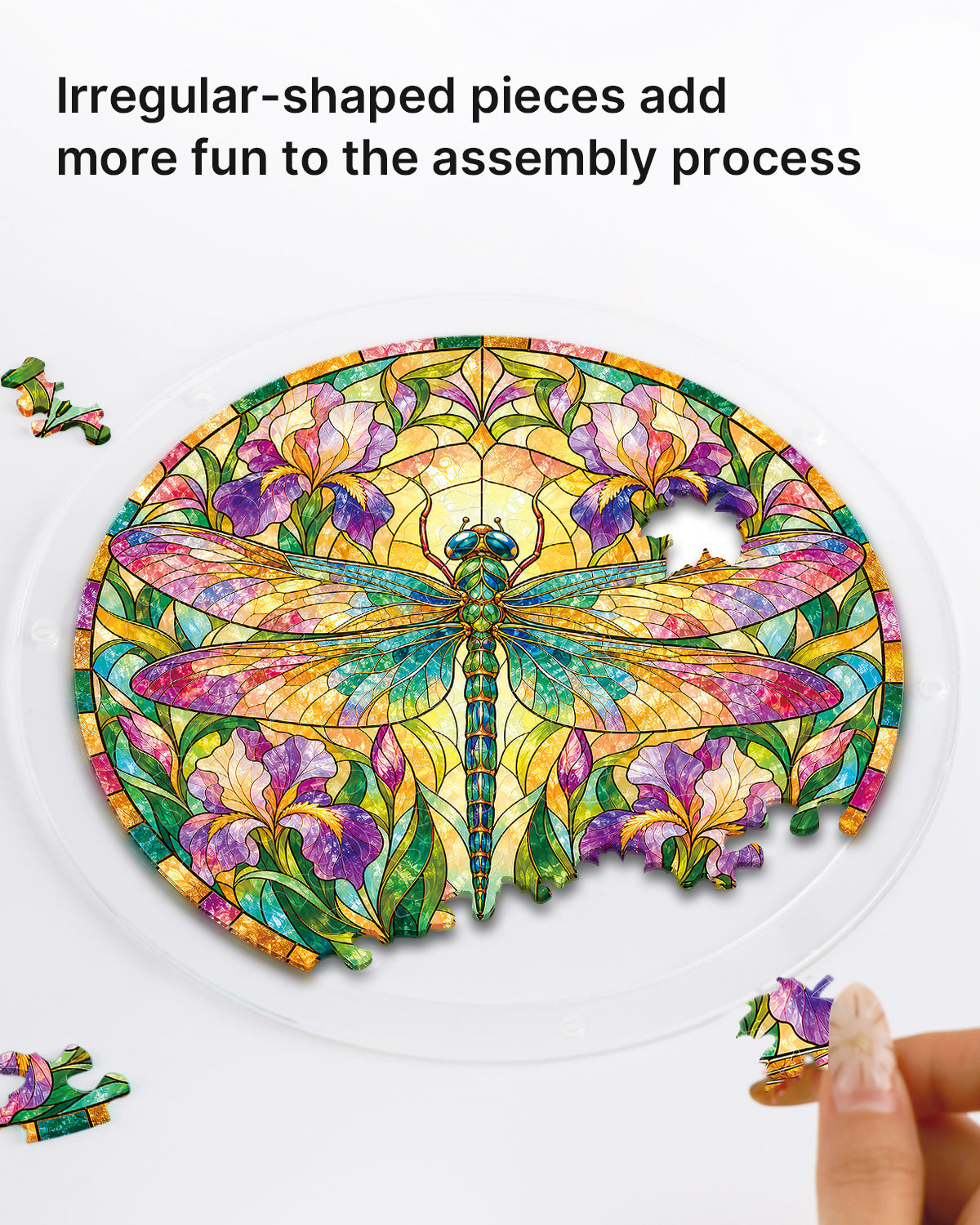 Iridescent Dragonfly Light Suncatcher-Acrylic Window Art