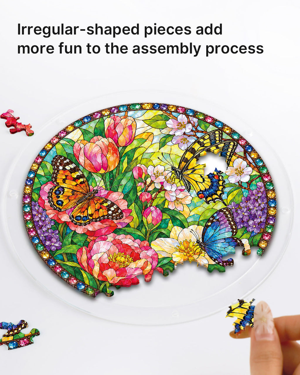 Butterfly Garden Light Suncatcher-Acrylic Window Art