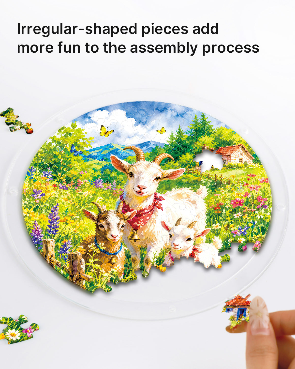 Meadow Sheep Light Suncatcher-Acrylic Window Art