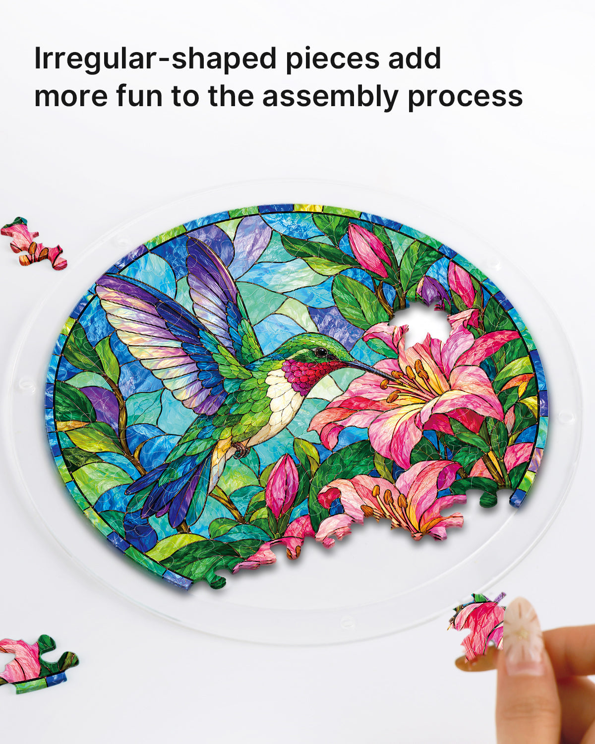 Hummingbird Paradise Light Suncatcher-Acrylic Window Art