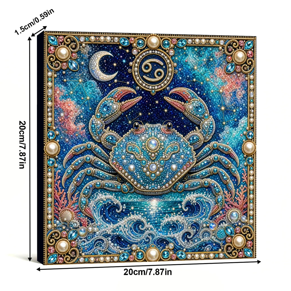 🦀Framed Cancer - Pearls Painting Kit