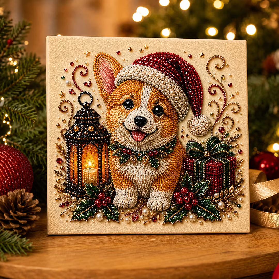 🔥Last Day Promotion 50% OFF丨Christmas puppy pearl DIY