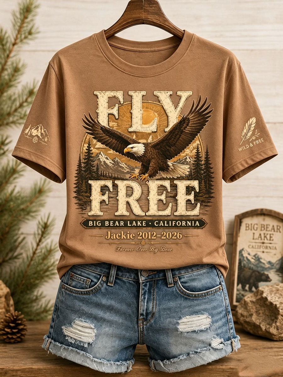 Women's Fly Free Jackie Print Tee