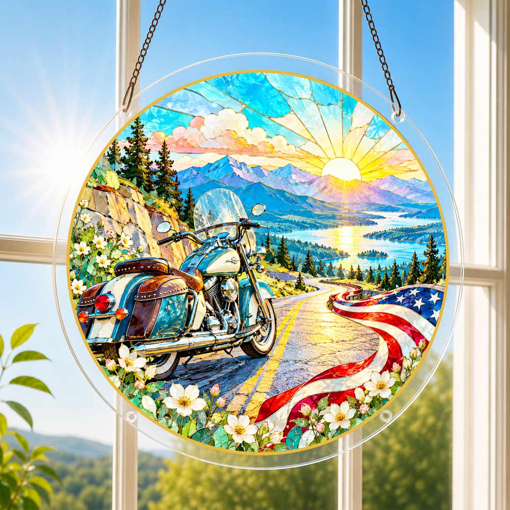 Acrylic Jigsaw Puzzle Suncatcher - Freedom Road