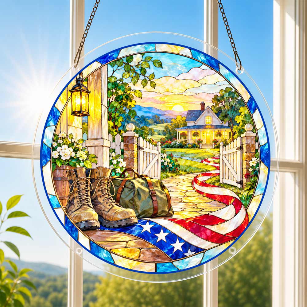 Acrylic Jigsaw Puzzle Suncatcher - Homecoming Light