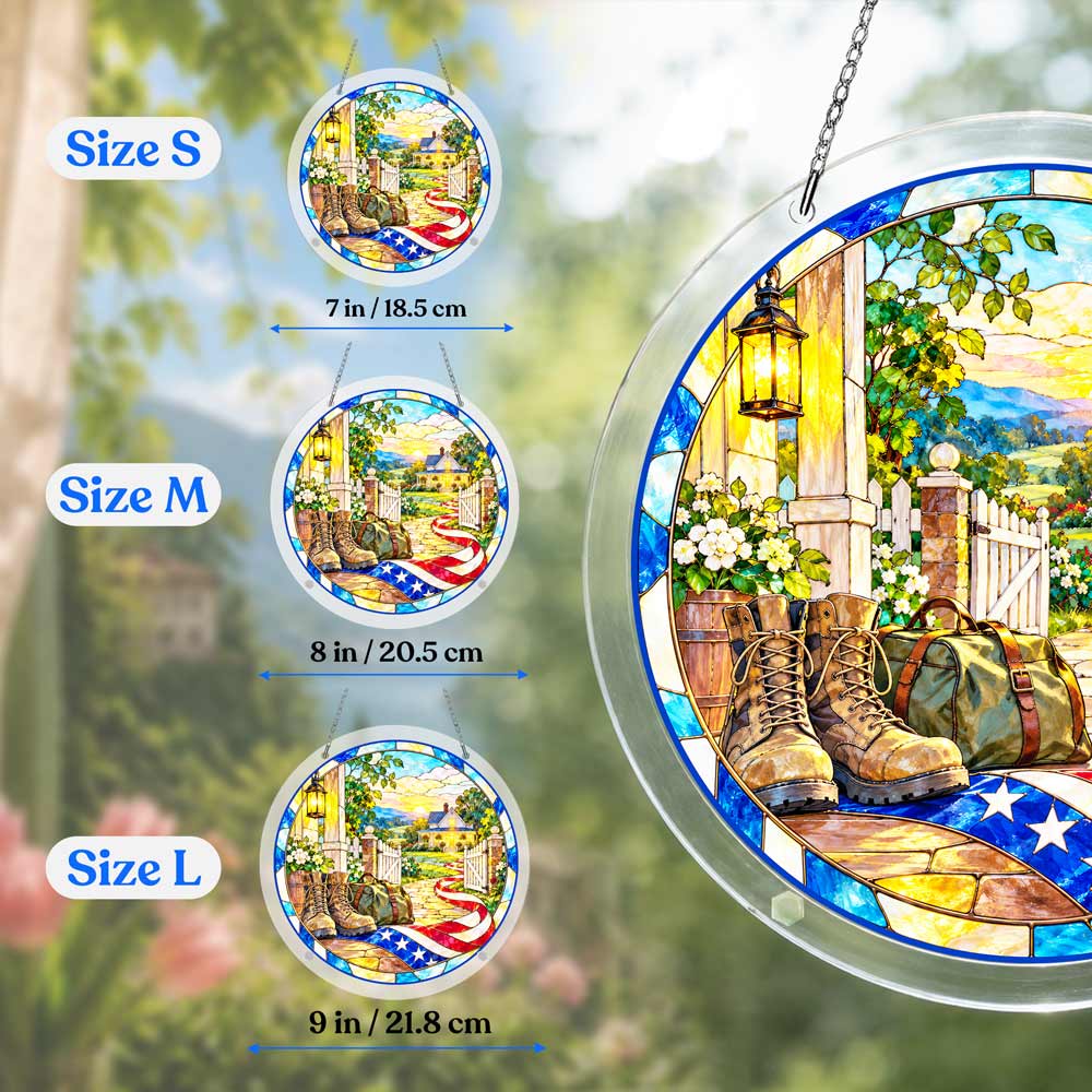 Acrylic Jigsaw Puzzle Suncatcher - Homecoming Light