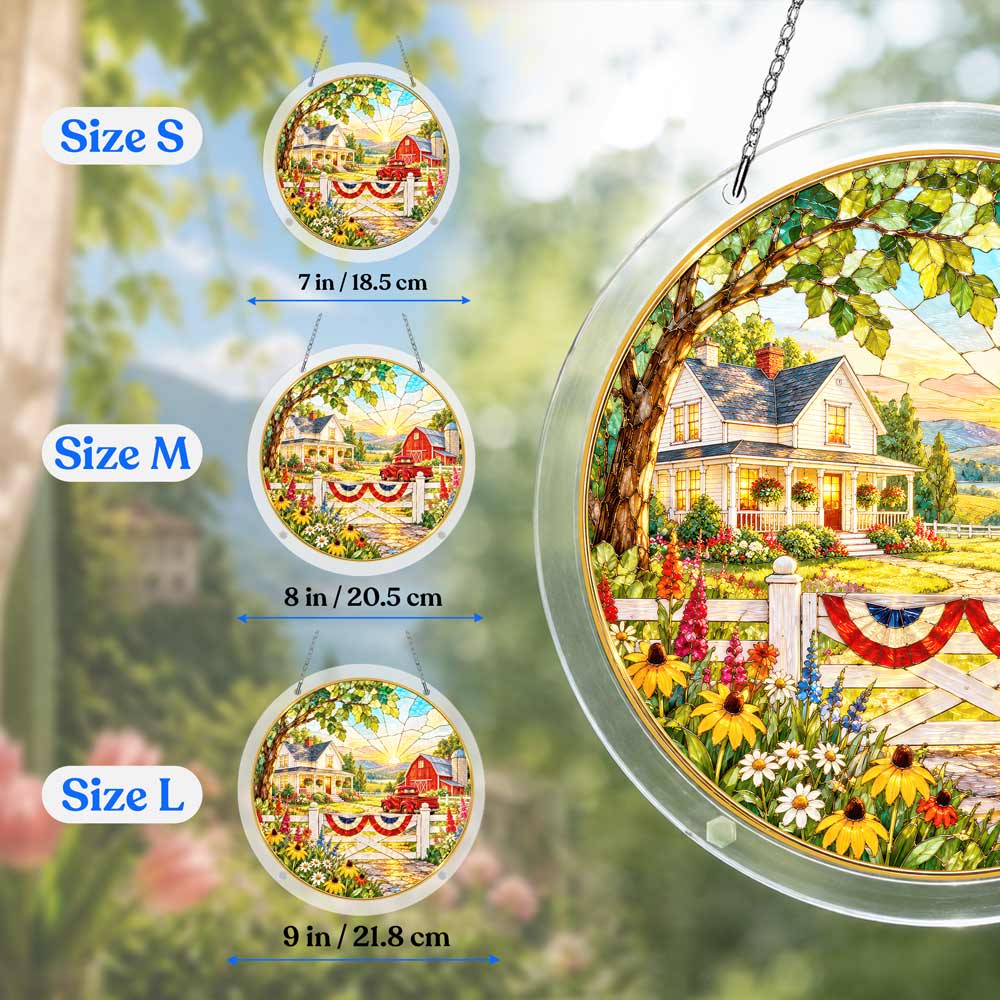 Acrylic Jigsaw Puzzle Suncatcher - Hometown Honor