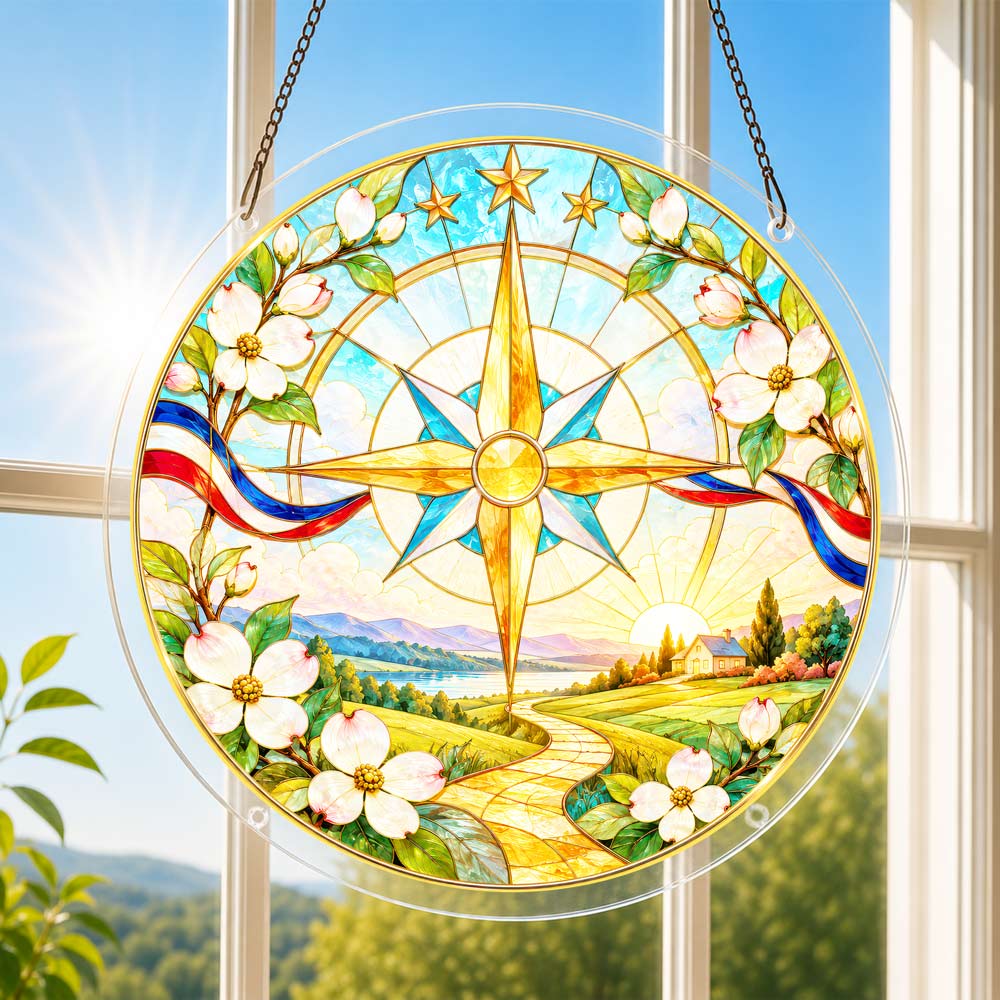 Acrylic Jigsaw Puzzle Suncatcher - Path of Promise