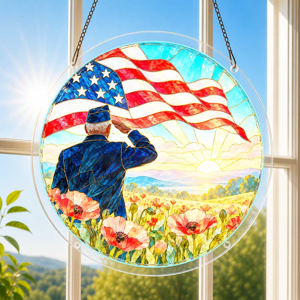 Acrylic Jigsaw Puzzle Suncatcher - Salute in Morning Light