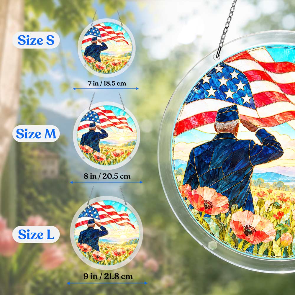 Acrylic Jigsaw Puzzle Suncatcher - Salute in Morning Light