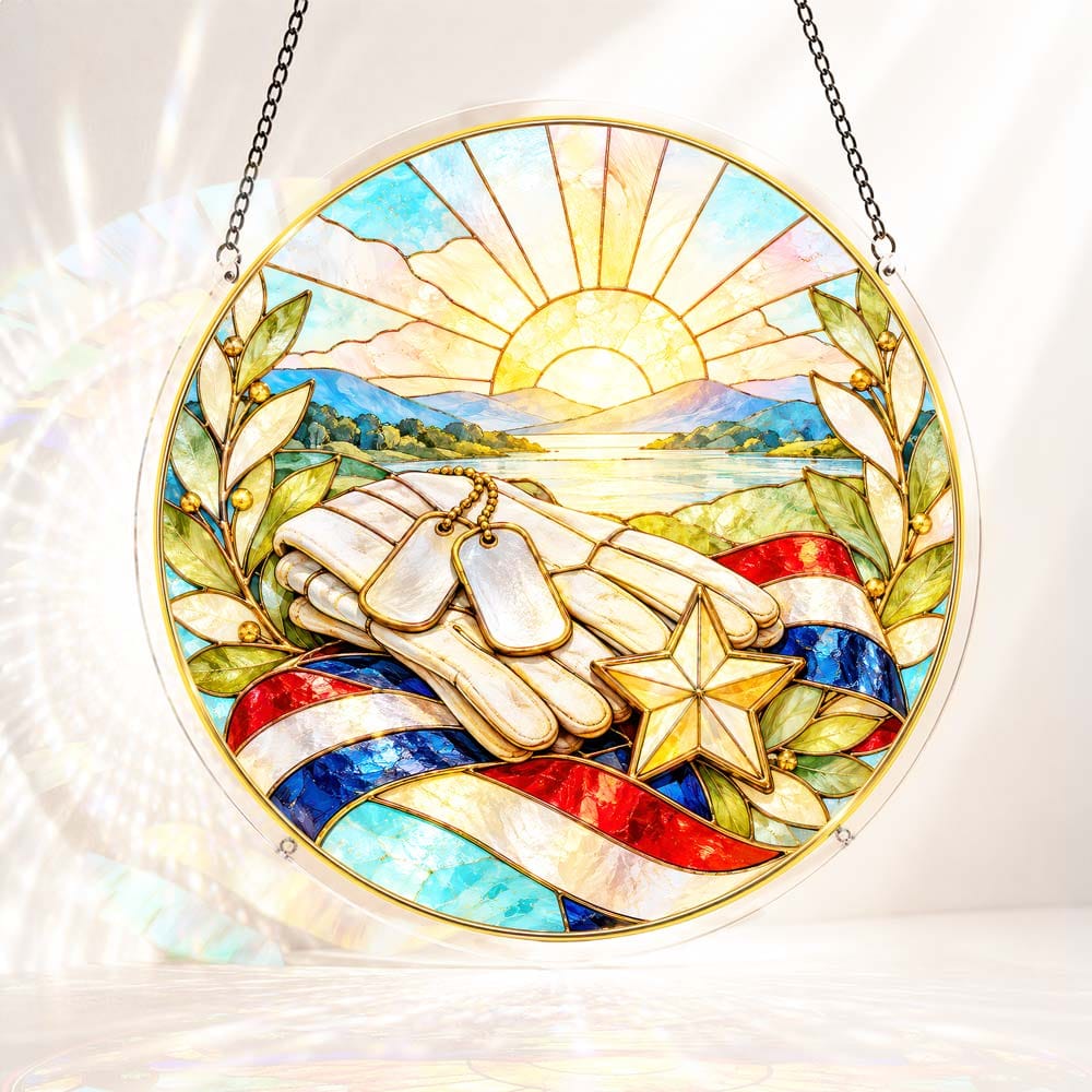 Acrylic Jigsaw Puzzle Suncatcher - Service Keepsake