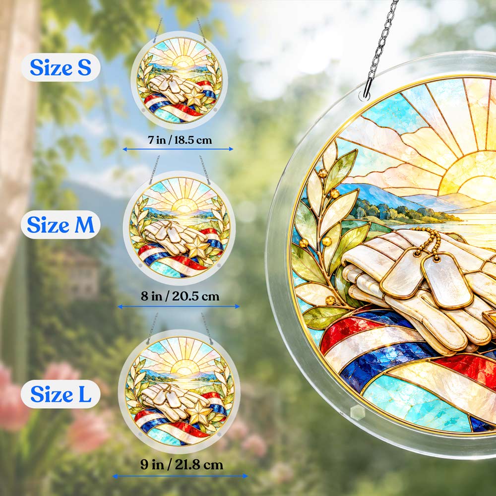 Acrylic Jigsaw Puzzle Suncatcher - Service Keepsake