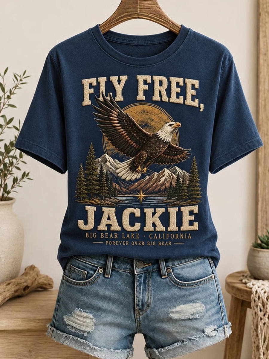 Women's Fly Free Jackie Print Tee
