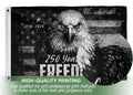 USA 250th Anniversary 250 Years of Freedom Flag 1776-2026 American Eag