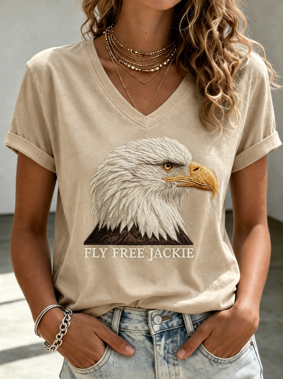 Women's Fly Free Jackie Print T-shirt